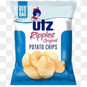 Utz Ripples Potato Chips,, HD Png Download - finger chips png