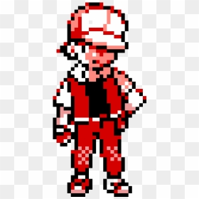 Pokemon Red Pixel Art, HD Png Download - pokemon trainer png