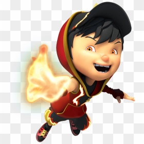 Boboiboy Blazing Hand - Blaze Boboiboy, HD Png Download - blaze png