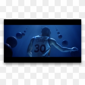 Stephen Curry Overcome Name On Back - Led-backlit Lcd Display, HD Png Download - steph curry shooting png