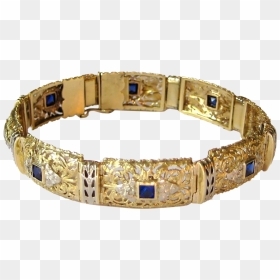 18 Karat Gold Bangles, HD Png Download - gold bracelet png