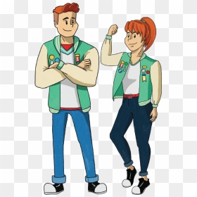 Jocks - Cartoon, HD Png Download - person looking png