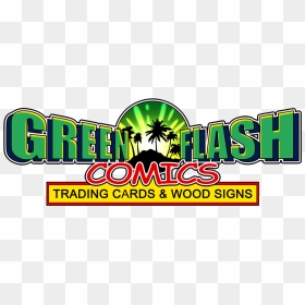 Green Flash Comics Logo - Graphic Design, HD Png Download - image comics logo png