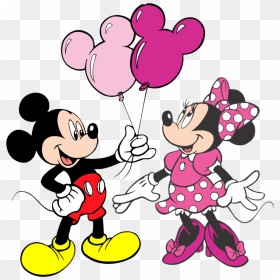 Mickey And Minnie Mouse Png, Transparent Png - minnie rosa png
