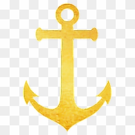 Clipart Anchor Gold Glitter - Gold Anchor Png, Transparent Png - ancla png