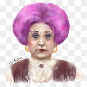 Bleed Area May Not Be Visible - Funny Old Lady Painting, HD Png Download - crazy hair png