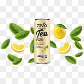 Black Tea Lemon - Zevia, HD Png Download - lemon tea png