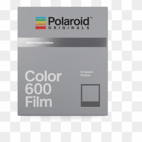 004675 600 Silver Frames Front - Signage, HD Png Download - polaroid border png