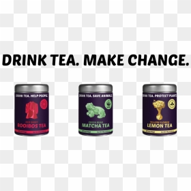 Drink Tea - Make Change -, HD Png Download - lemon tea png