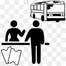 Concierge Hotel Computer Icons Clip Art - Bus Cartoon Png Black And White, Transparent Png - diva png