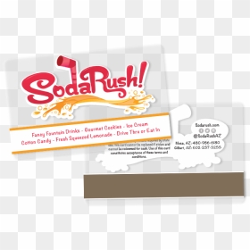 Restaurant Gift Cards - Business Cards For Soda Shop, HD Png Download - gift cards png