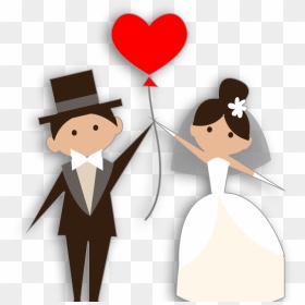 Thumb Image - Transparent Bride And Groom Png, Png Download - boda png