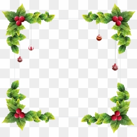 Thumb Image - Christmas Decorations Free Vectors, HD Png Download - molduras de natal png