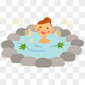 Woman Bathing Hot Spring Clipart, HD Png Download - hot woman png