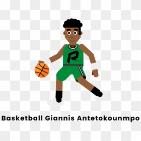 Dribble Basketball, HD Png Download - giannis antetokounmpo png