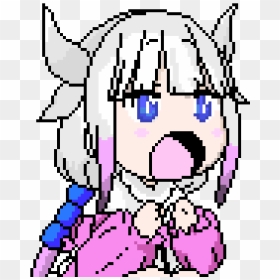 Anime Pixel Art Minecraft, HD Png Download - kanna png