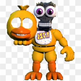 Chica Adventure Endo Head - Fnaf World Adventure Chicas, HD Png Download - fnaf world png