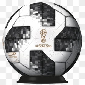 Balon De Futbol Rusia 2018 Clipart Graphic Royalty - 3d Puzzles Soccer Ball, HD Png Download - balon de futbol png