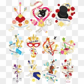 Sailor Banners Master Post - Sailor Mini Moon Tattoo, HD Png Download - tatuajes png