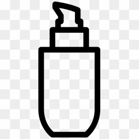 Foundation Icon Free Download Png And Vector - Foundation Makeup Black And White, Transparent Png - maquillaje png