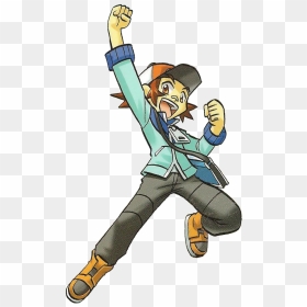 Fat Pokemon Trainer , Png Download - Pokemon Trainer Holding Pokeball, Transparent Png - pokemon trainer png