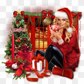 Transparent Molduras Natalinas Png - Christmas Clusters Png Transparent, Png Download - molduras de natal png