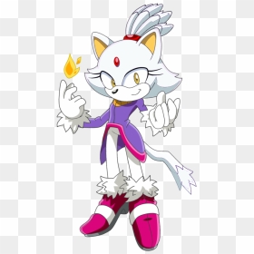 Blaze The Cat , Png Download - Silver The Hedgehog Blaze The Cat, Transparent Png - blaze png