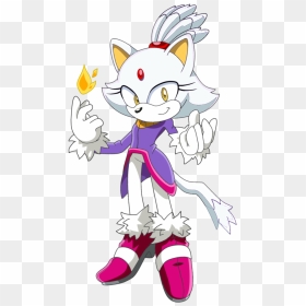 Blaze The Cat , Png Download - Silver The Hedgehog Blaze The Cat ...