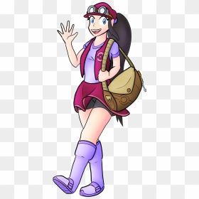 Pokemon Trainer Merille - Cartoon, HD Png Download - pokemon trainer png