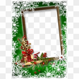 New Year Greeting Card Frame, HD Png Download - molduras de natal png