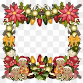 Transparent Clipart Noel Gratuit - Bordes Decorativos De Navidad, HD Png Download - bordes png
