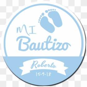 Bautizo Pies Azules - Label, HD Png Download - mi bautizo png