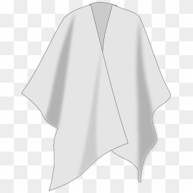 Dibujos De Una Ruana, HD Png Download - black cape png