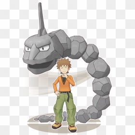 Orasbanner - Brock And Onix Pokemon Masters, HD Png Download - pokemon trainer png