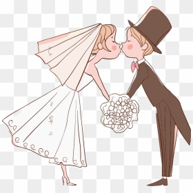Girl Clipart Wedding - Wedding Illustration, HD Png Download - boda png
