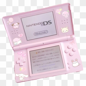 #sanrio #cinnamoroll #nintendo #ds #pink #cute #kawaii - Chiaki Nanami Game Console, HD Png Download - nintendo ds png