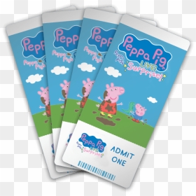 Peppa Pig Tickets, HD Png Download - peppa pig characters png