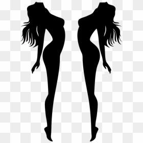 Sexy Female Transparent Silhouette, HD Png Download - hot woman png