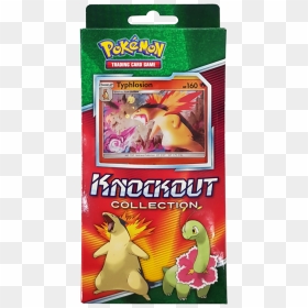Knockout Collection- Typhlosion Image - Pokemon Knockout Collection, HD Png Download - pokemon card png