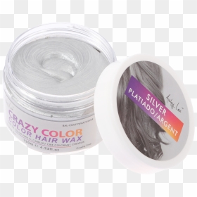 Ashley Lee Color Crazy Hair Wax Silver - Eye Shadow, HD Png Download - crazy hair png