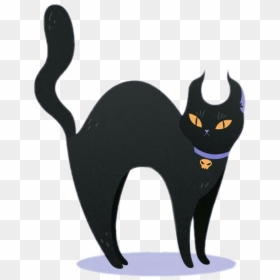 Black Negro Cat Gatos Kawaii Adorable Unicorn Unicornio - Gato Negro Kawaii Png, Transparent Png - kawaii cat png