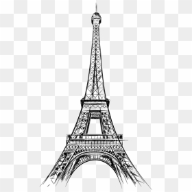 Eiffel Tower Drawing Vector Graphics Sketch Illustration - Eiffel Tower Drawing Png, Transparent Png - sketch png