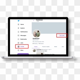 Tw Bio 2, HD Png Download - twitter button png