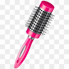 Pin Hair Brush Clipart - Hair Brush Clipart Transparent, HD Png Download - hair brush png