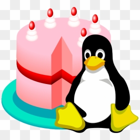 Happy Birthday Linux Svg Clip Arts - Linux Tux, HD Png Download - linux png