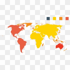 World Map Globe - Gray World Map, HD Png Download - the world png