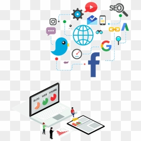 Digital Marketing Services Ppt, HD Png Download - social media marketing png