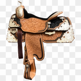 B17-681 Silver Show Saddle - Equitation Saddle, HD Png Download - saddle png