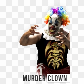 Murder Clown - Lucha Libre Aaa Murder Clown, HD Png Download - killer clown png