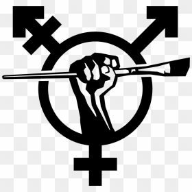 Art Feminism Transgender Mark - Neutral Gender Symbol, HD Png Download - transgender png